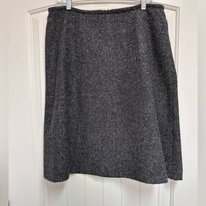 Geoffrey Beene Charcoal A-Line Skirt
